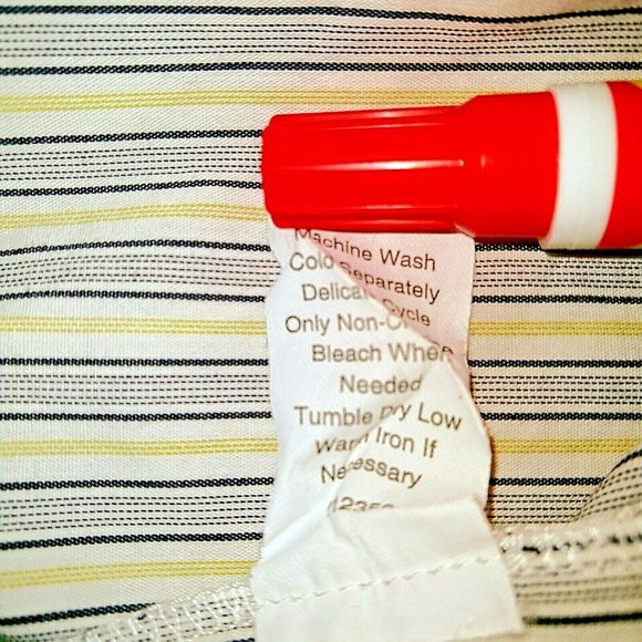 CAbi Womens Shirt Button Up Size Medium Multicolor Striped Long Sleeve - Picture 7 of 8